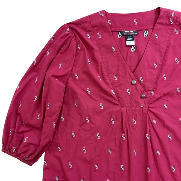 Ariat Peasant Top Chimayo Blouse - Picture 1 of 11